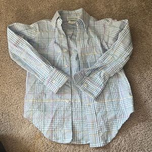 4T pastel button down
